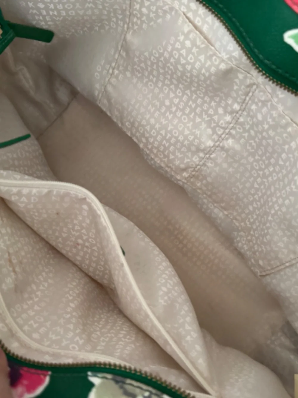 Kate Spade Brightwater Drive Jules Spring Bloom Floral tote handbag Green